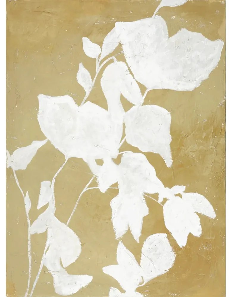 Tablou pictat manual 90x120 cm Yellow - Malerifabrikken