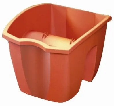 Ghiveci de balcon, pe balustradă, teracotă 7 l, 7 l