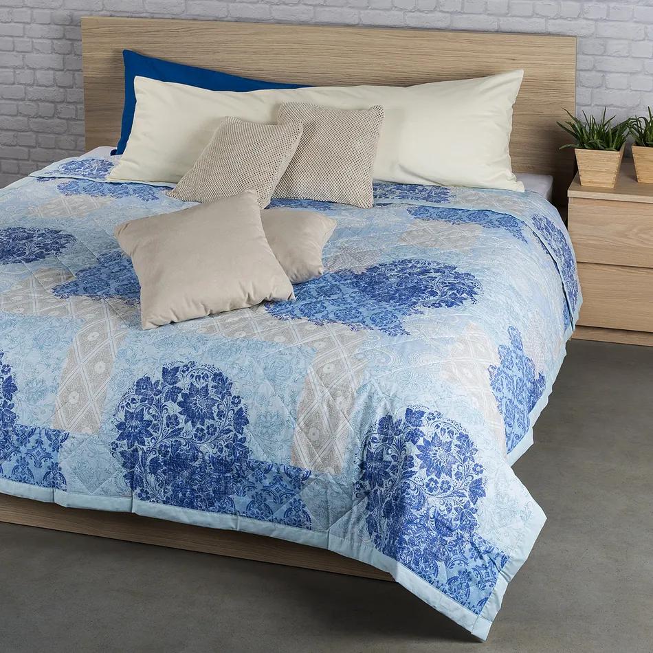 Night in Colours Cuvertură de pat Ottorino albastră, 160 x 220 cm, 160 x 220 cm