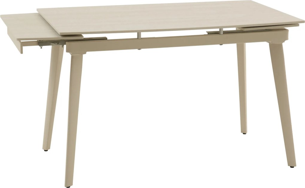 Masă ceramică extensibilă Maura BEJ 120/80 cm + 2 extensii 30 cm