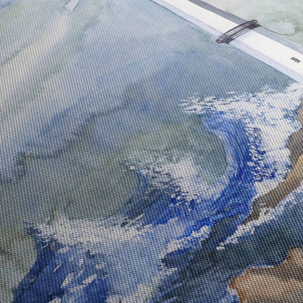 Tablou cu pictura farului (120x50 cm)