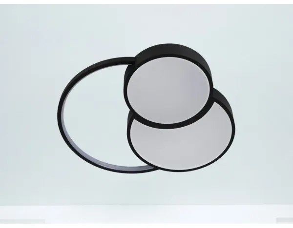 Plafonieră LED dimabilă LED/60W/230V 3000-6500K negru + telecomandă