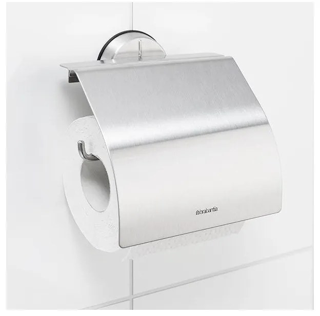 Suport hartie igienica Brabantia Profile 90300305, Montare pe perete, Rezistent la coroziune, Mat/inox