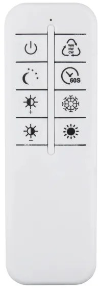 Globo 48466B-40-LED Plafonieră LED INVERTINA reglabilă, 40W/230V, 2700-6500K, 70 x 80,7 cm + telecomandă