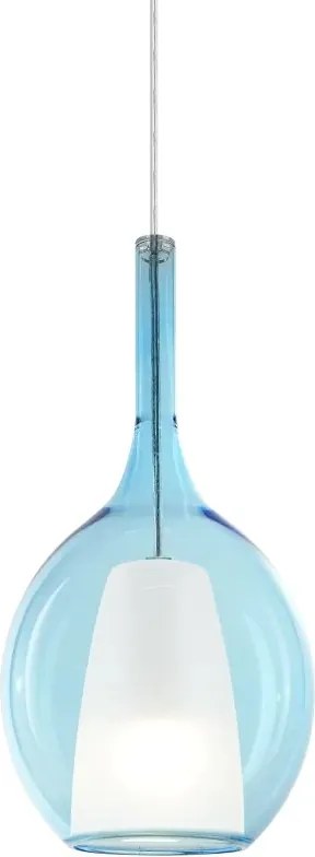 Lustra, Pendul din sticla KALIQUE-2 SP1 D18 AZZURRO