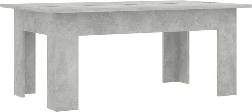 vidaXL Măsuță de cafea, gri beton, 100x60x42 cm, lemn prelucrat