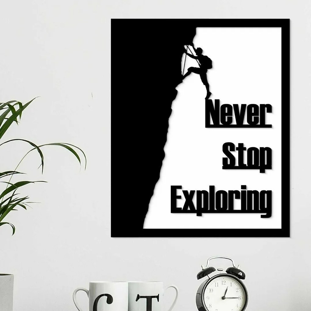DUBLEZ | Sticker de perete - Never Stop Exploring