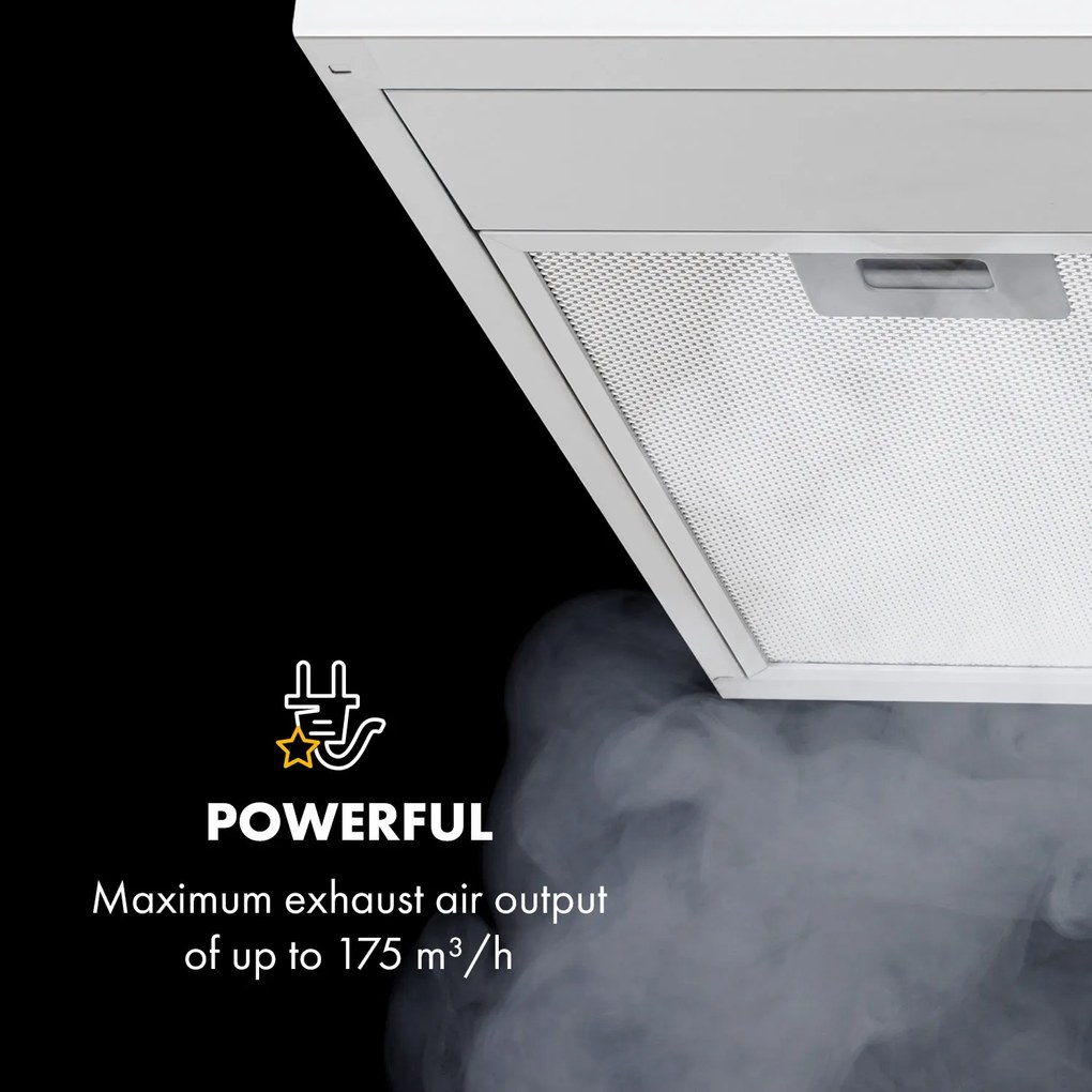 Contempo Neo, hota incorporabila, 60 cm, 175 m³ / h, LED, inox, alb