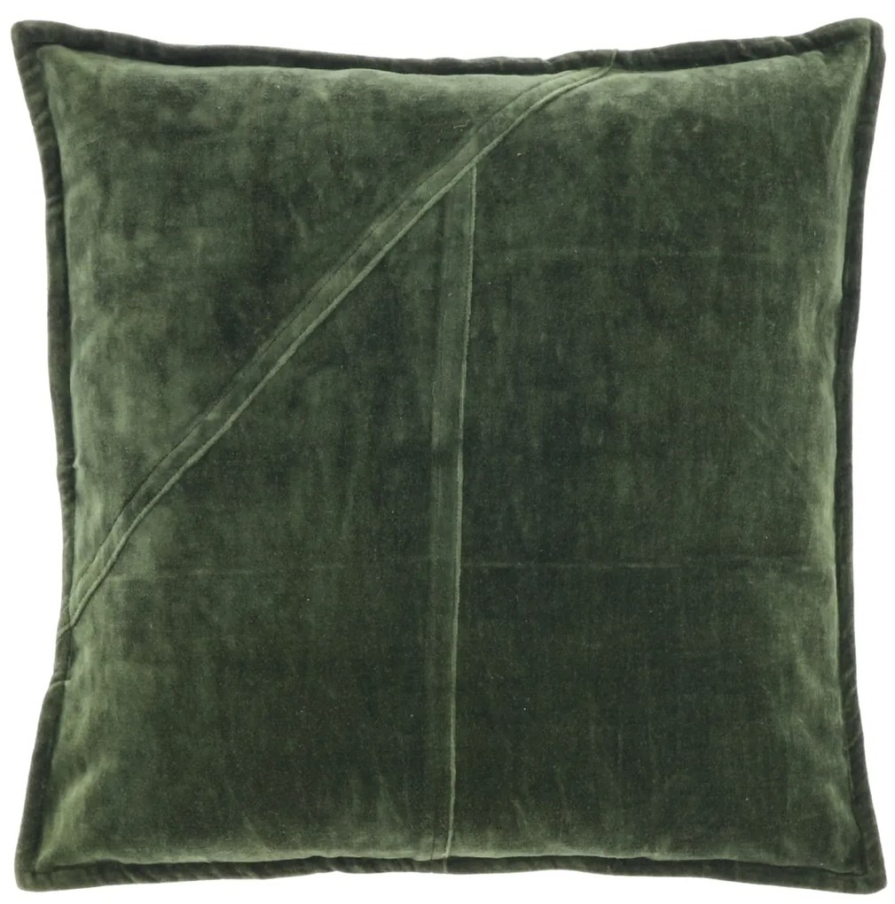 Perna decorativa catifea WIES 45x45 cm, verde