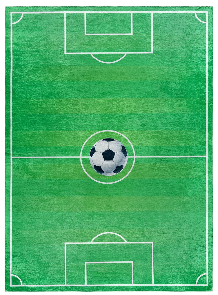 BAMBINO 9731 covor lavabil Teren, fotbal pentru copii anti-alunecare - verde