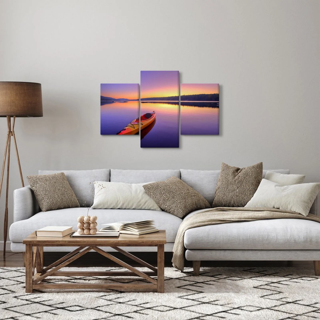 Tablou - Kayak pe lac (90x60 cm)