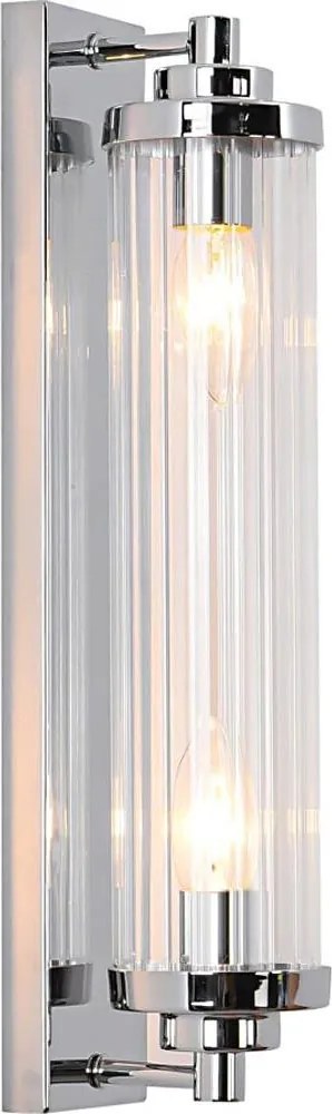 Aplică de perete LORENZO 2xE14/40W/230V crom lucios