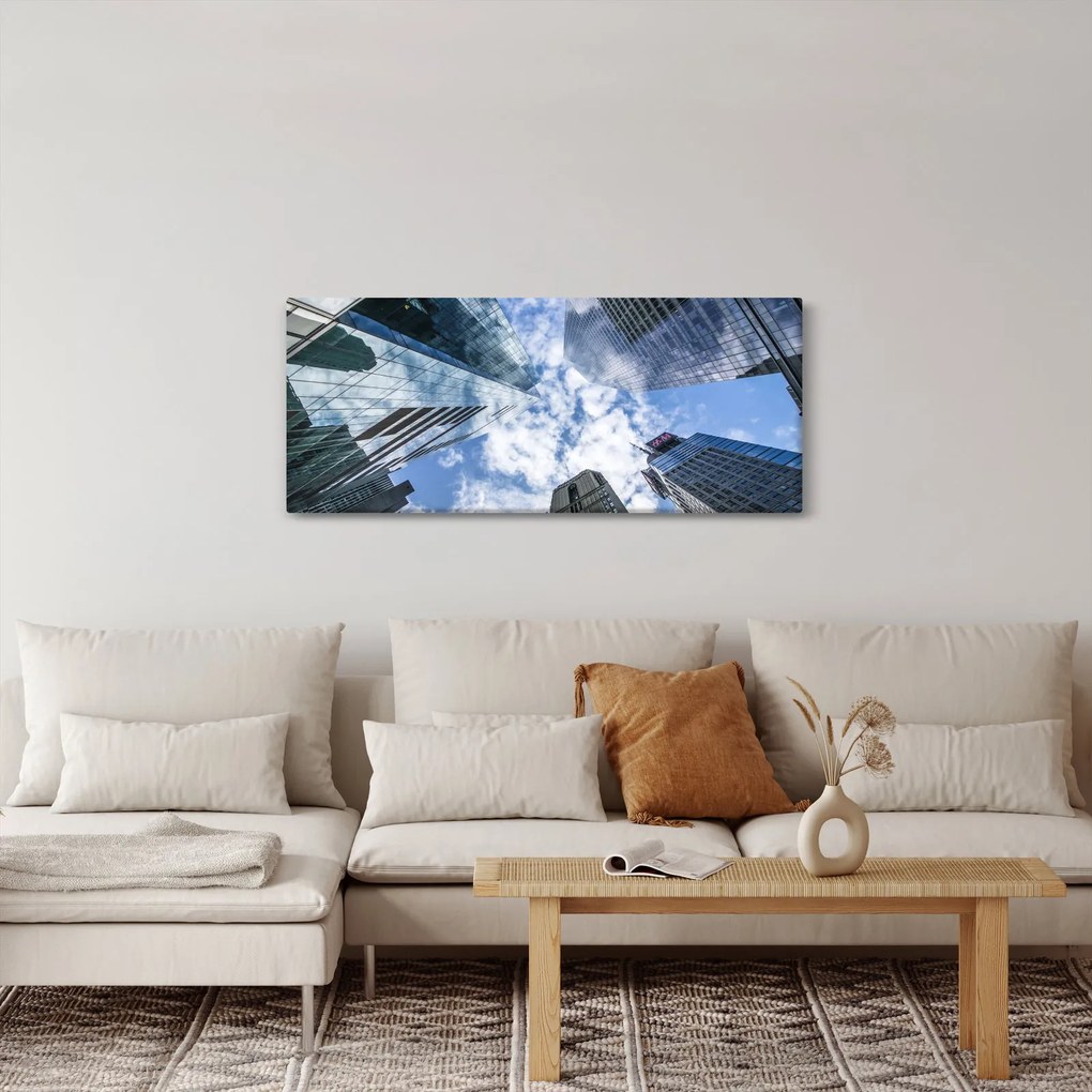 Tablou cu zgârie-norii (120x50 cm)