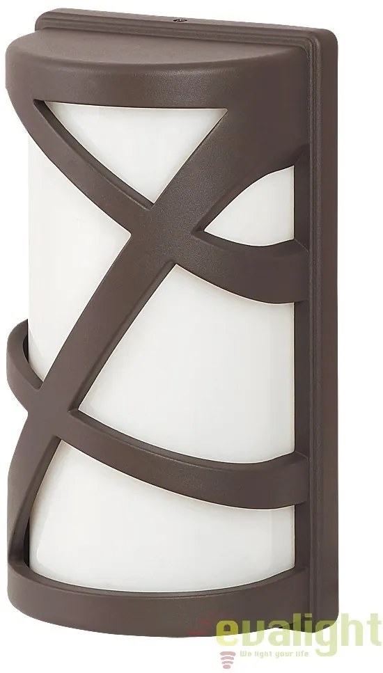 Aplica de perete cu protectie IP54 de exterior, finisaj maro, Durango 8766 RX