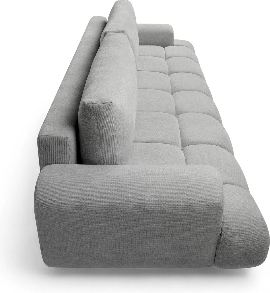 Canapea Lutario cu funcție de dormit - țesătură hidrorepelentă gri Venice 2023