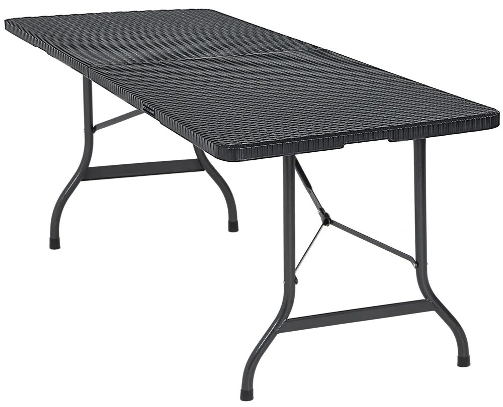 Deuba Masa ratan 180x75x73cm - neagra