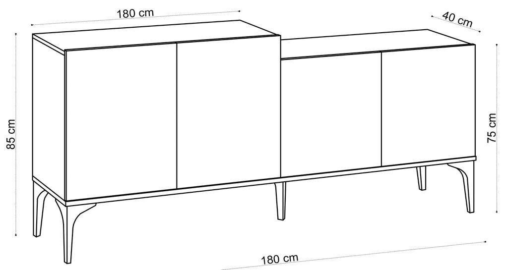 Dulap Octavia (Stejar safir). 1072720