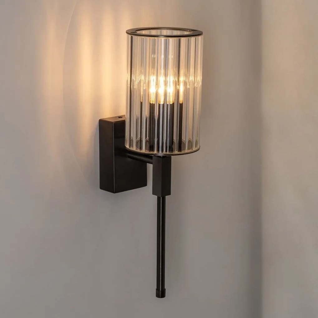 Aplica de perete design modern ARIA titan periat