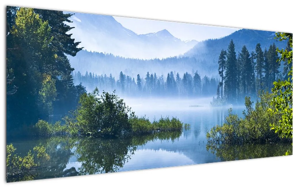 Tablou cu lac montan (120x50 cm)