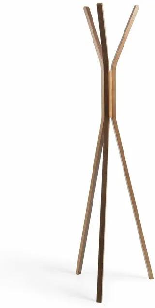 Cuier Waxman, lemn, maro, 173.5 x 54 x 54 cm