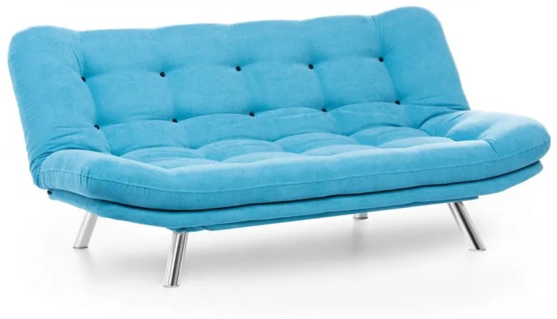 Canapea Extensibilă cu 3 Locuri Misa Sofabed, Turquoise
