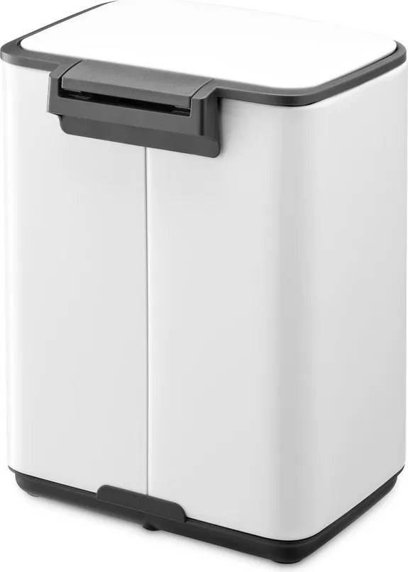 Coș de gunoi alb cu pedală din oțel 4 l Bo – Brabantia
