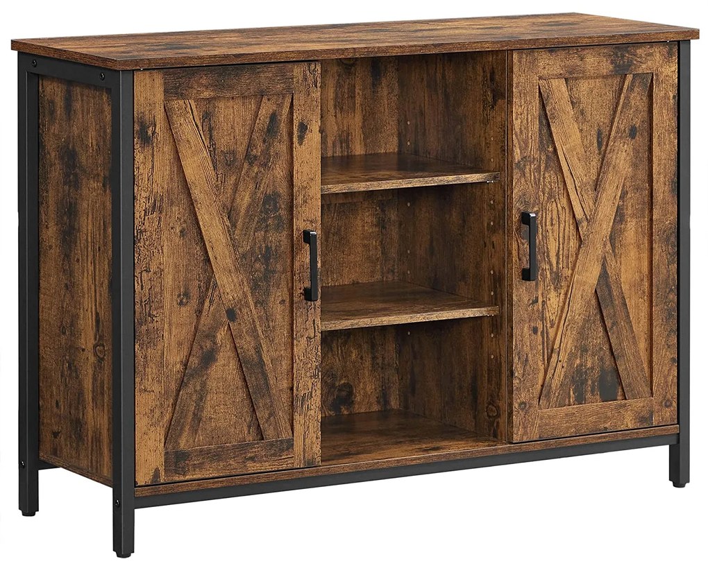 Bufetă 100 x 70 x 35 cm, maro rustic