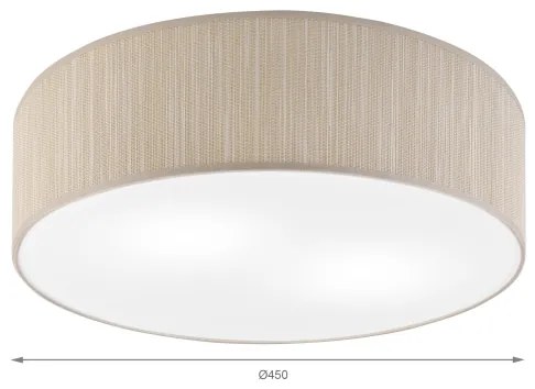 Plafonieră SIRJA 2xE27/15W/230V, diametru 45 cm, bej