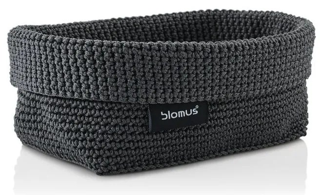 Coșuleț de depozitare Blomus Rope, 11, 5 x 20 cm, gri închis