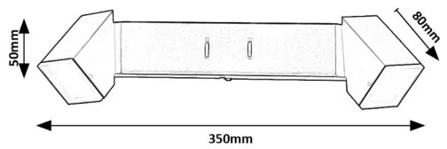 Aplică LED Rabalux 71271 KESSY 2xLED/4W/230V 3000K