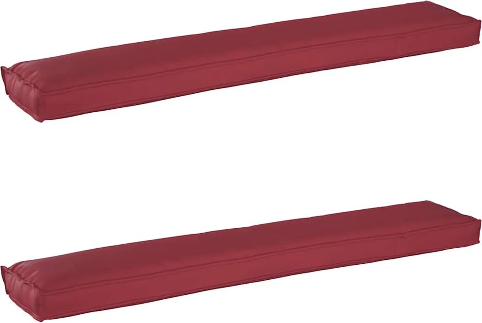 vidaXL Set de perne pentru palet 2 pcs Roșu Vin 200 x 40 x 8 cm