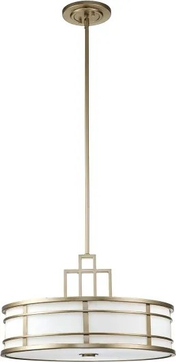 Feiss FE-FUSION-P-L-PNBR - Candelabru cu tijă FUSION, 3xE27/40W/230V, auriu