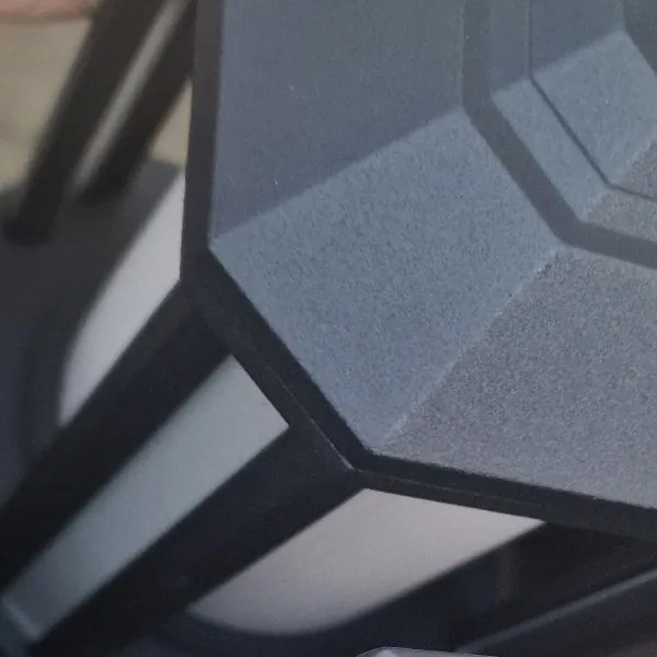 Quintiesse QN-CASTELLE-M-BLK CASTELLE M, Aplica de exterior pentru perete, 1xE27/60W/230V, IP44, negru