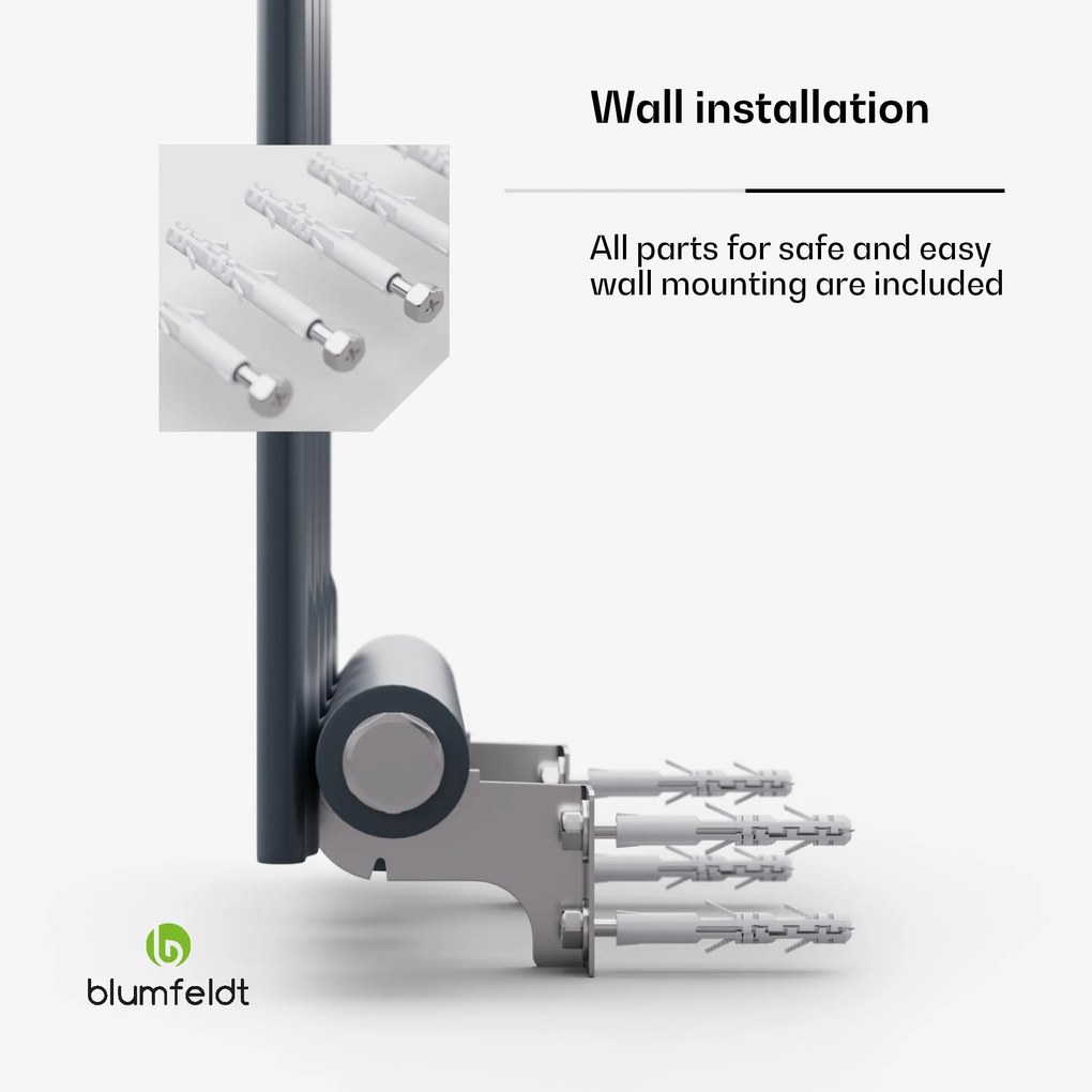 Blumfeldt Ontario, radiator, 30 x 120, conexiune 1/2", montaj pe perete, 733 W
