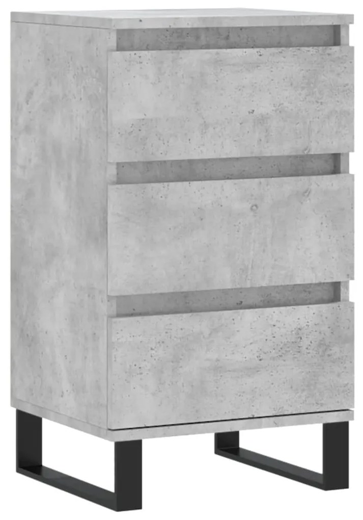 vidaXL Servantă, gri beton, 40x35x70 cm, lemn prelucrat