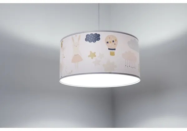 Lustră pe cablu pentru copii SWEET DREAMS 1xE27/60W/230V d. 30 cm