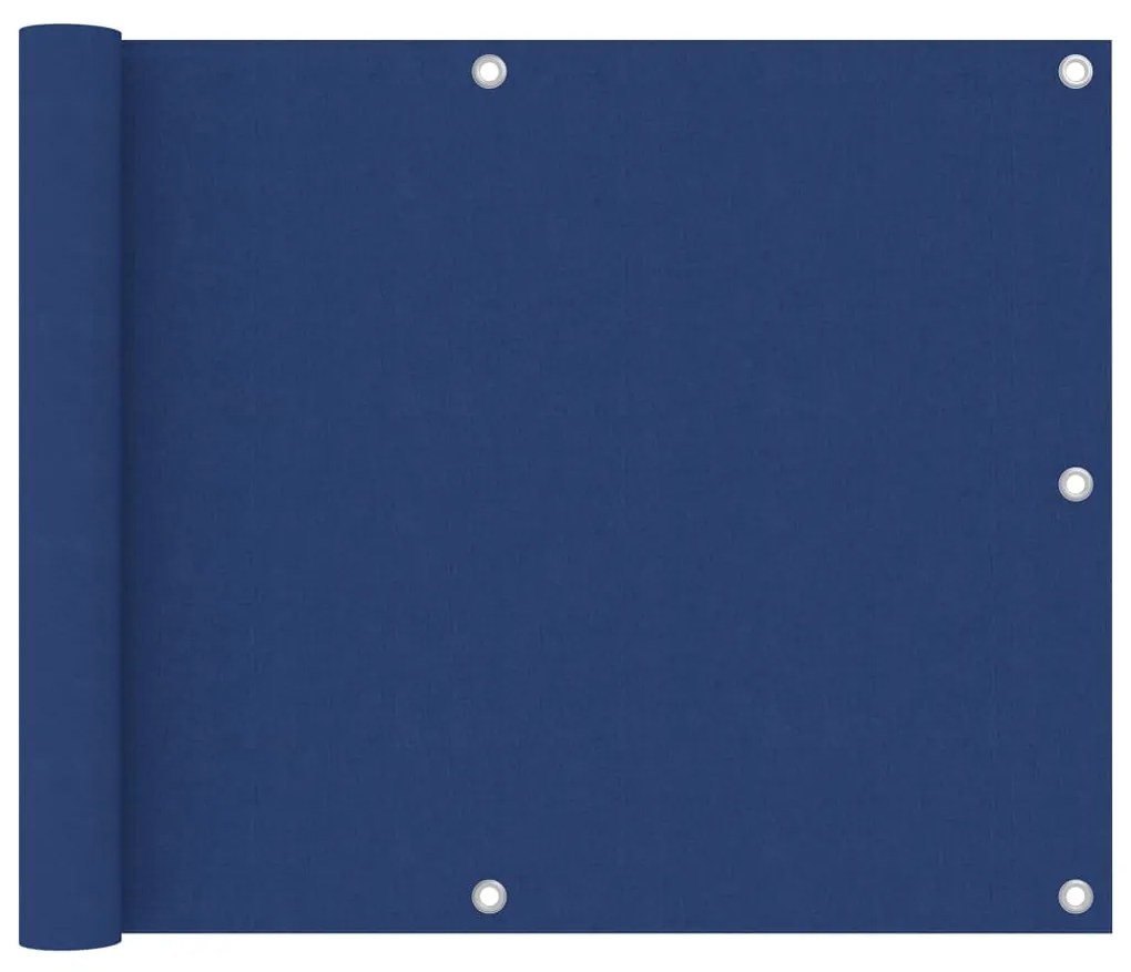 vidaXL Prelată balcon albastru 75x400 cm țesătură Oxford