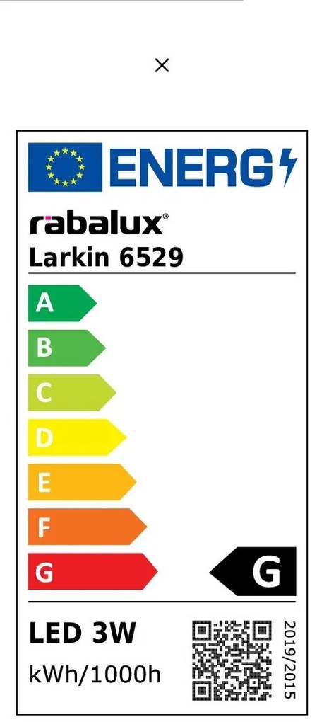 Aplica de perete alba cu reader LED, Larkin 6529 RX