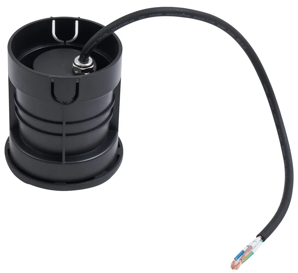 Spot modern de sol negru GU10 50mm Efect de 2 lumini IP65 - Cellar