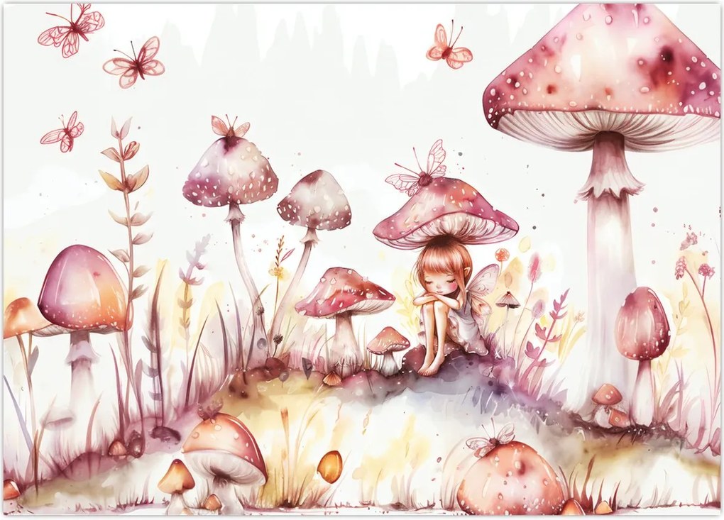 Tablou - Zâna Roz (70x50 cm)