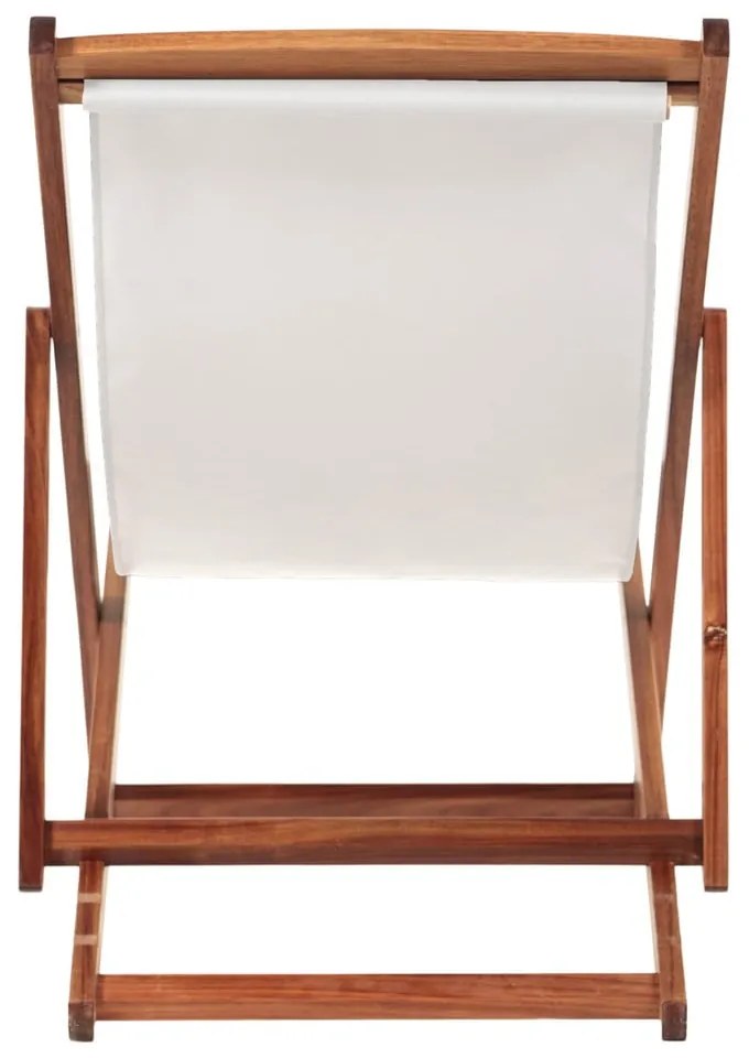 Șezlong de grădină bej/culoare naturală închisă din lemn masiv Dionysus – Bonami Essentials