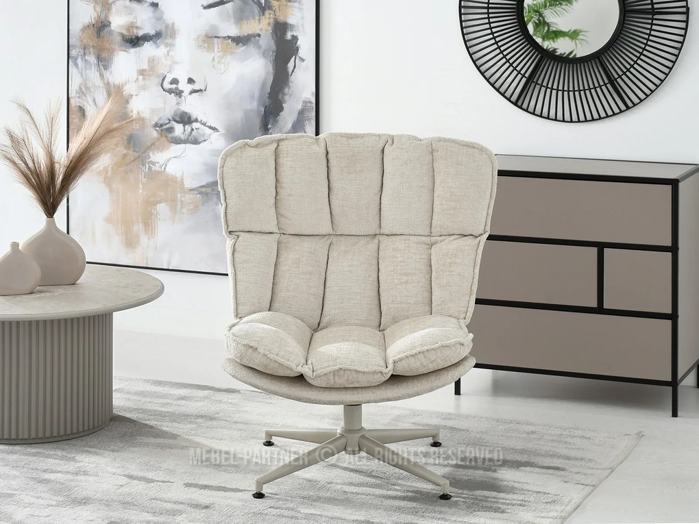 Fotoliu Jaspier (bej + crem). Promo -8%. 1110118