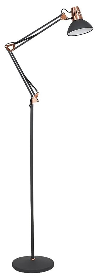 Rabalux 4523 - Lampadar GARETH 1xE27/40W/230V negru