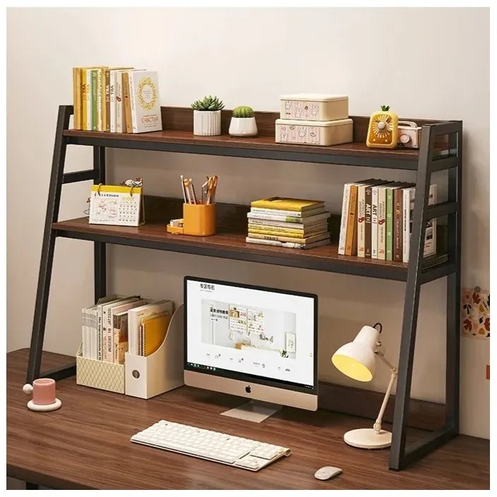 Polita multifunctionala pe 3 niveluri VERTEX neagra/nuc