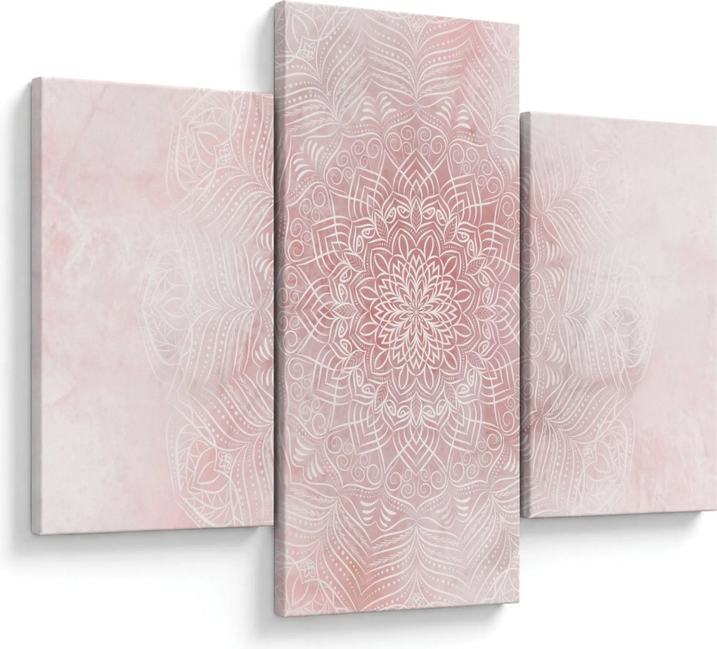 Tablou - Mandala roz (90x60 cm)
