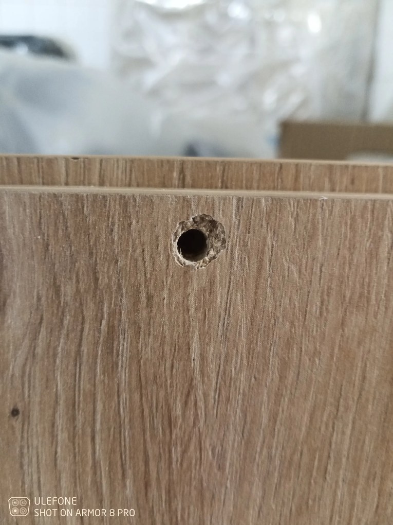 OFERTA Dulap TV de perete ENTSIAN 150x40cm, stejar artisan II. calitate