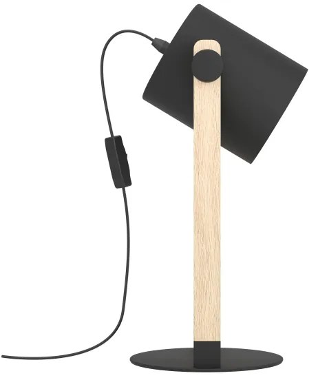 Eglo 43519 - Lampă de masă HORNWOOD 1xE27/28W/230V