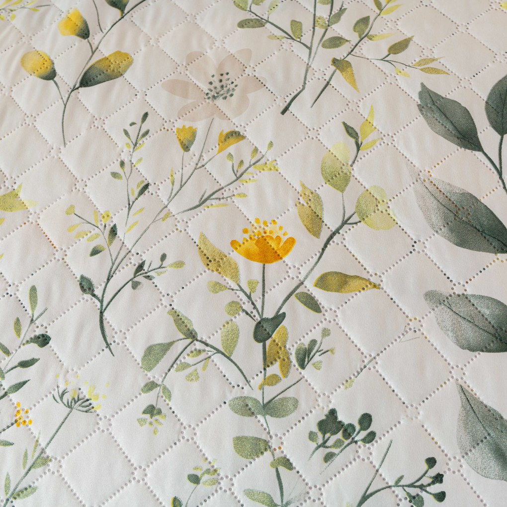 Cuvertura de pat CITRUS GARDEN, alb Dimensiune: 220 x 240 cm