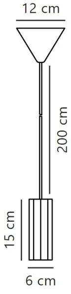 Lustră pe cablu Nordlux ALANIS 1xGU10/15W/230V