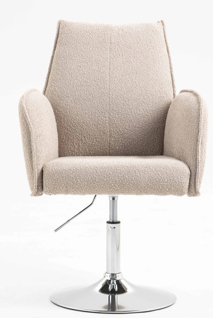 HR280N Scaun Latte Boucle cu Bază Cromata
